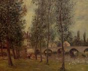 卡米耶 毕沙罗 : The Moret Bridge